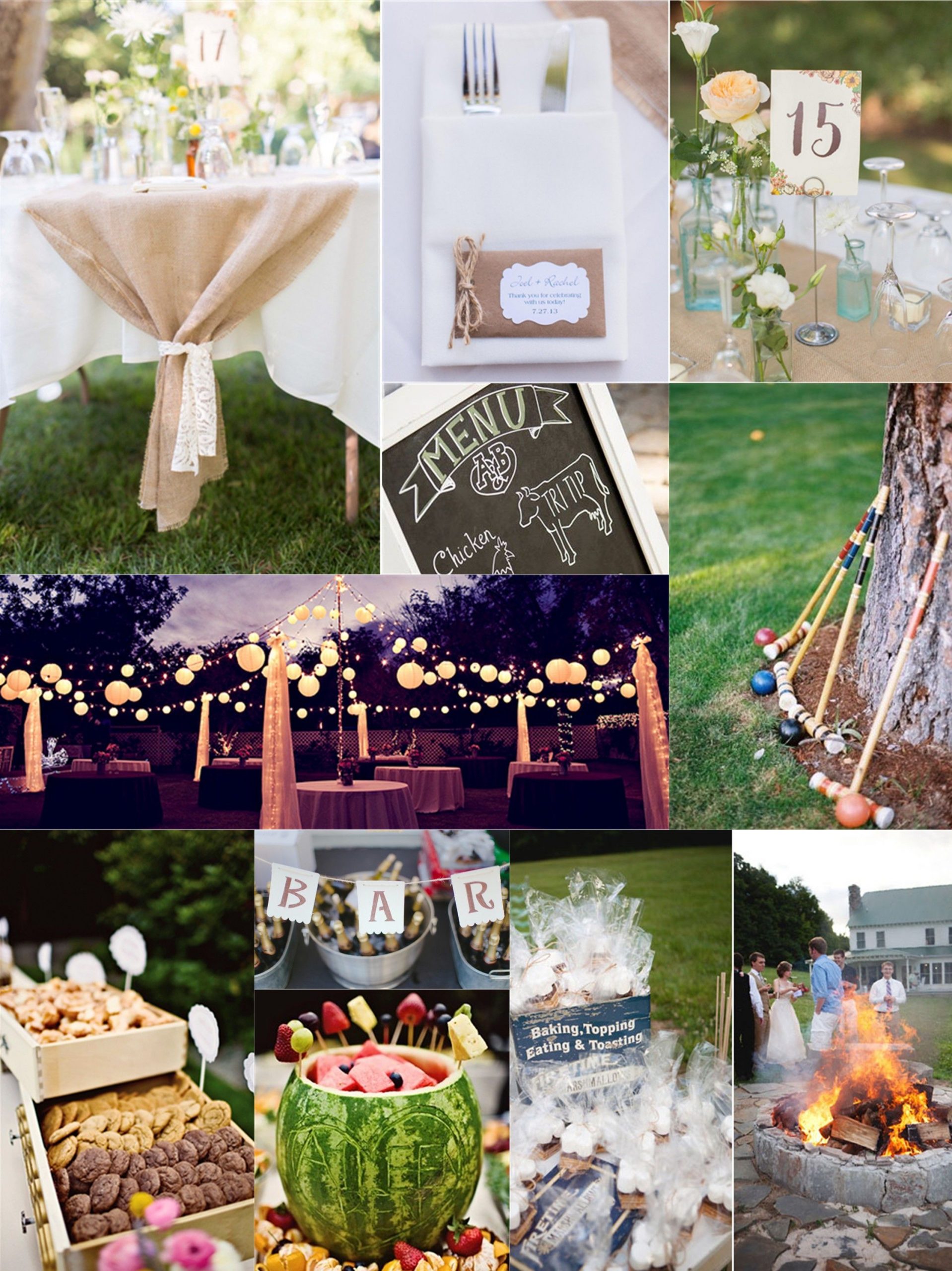 10 Awesome Ideas How to Make Backyard Wedding Reception ...