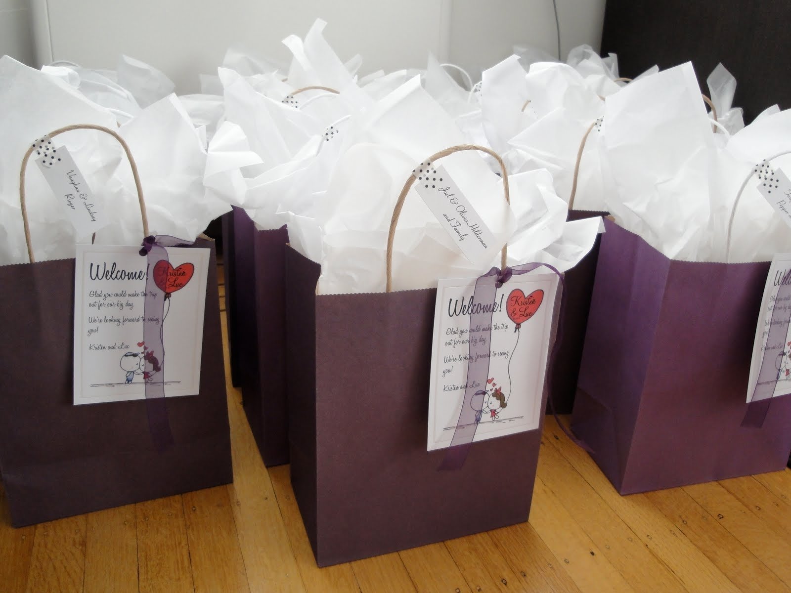 10 Cute Wedding Hotel Gift Bag Ideas 2020