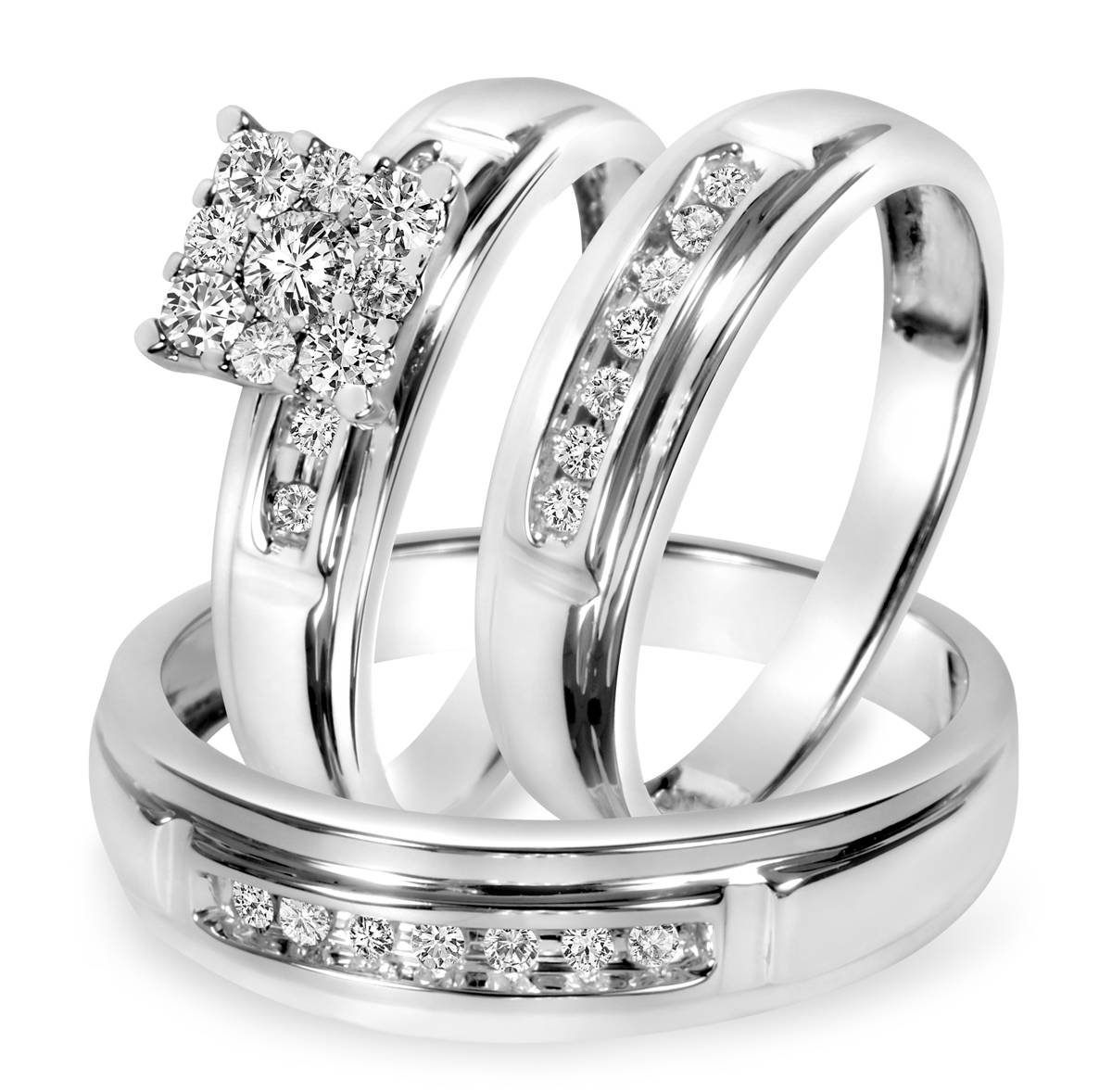 15 Photos Cheap Wedding Bands Sets His and Hers