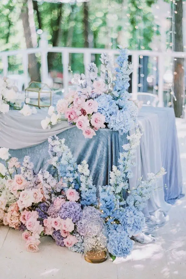 20 Light Blue and Blush Pink Wedding Colors for Spring Summer 2021 ...
