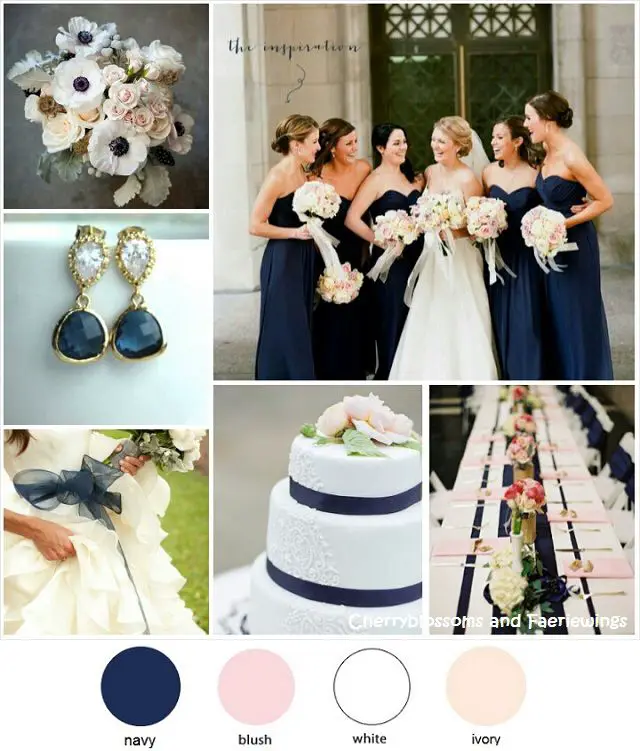 23 best Rose Gold &  Navy Blue Wedding images on Pinterest