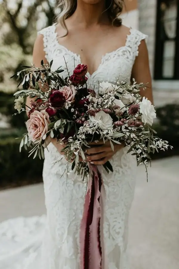 25 Trending Dusty Rose and Sage Wedding Color Ideas