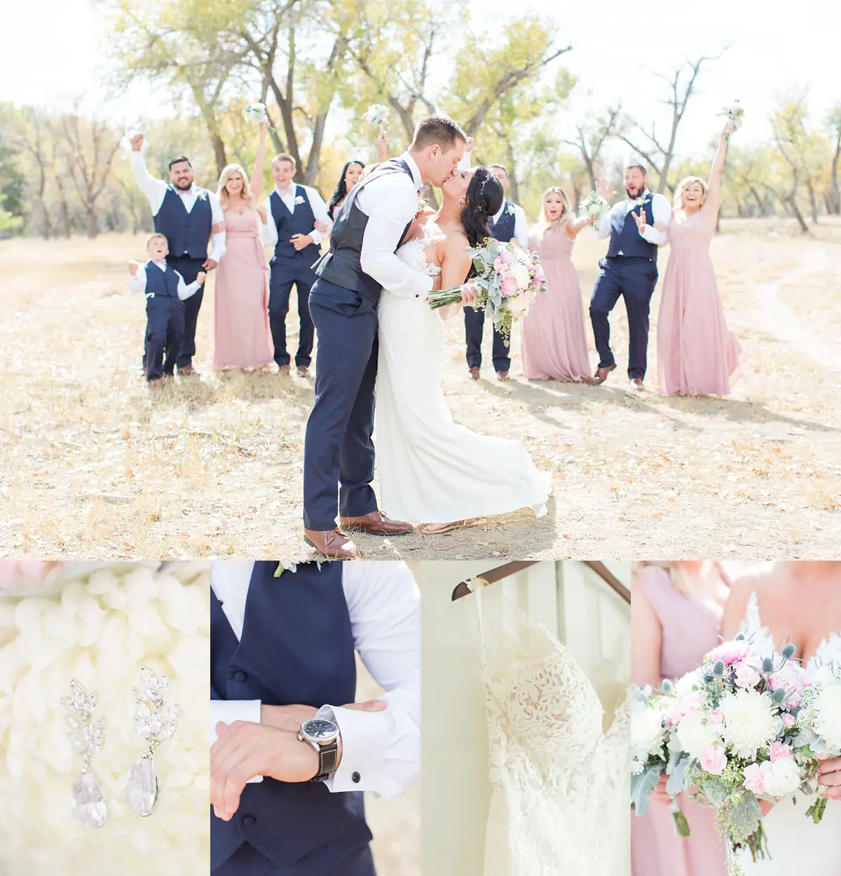 35+ Ideas For Dusty Rose And Navy Blue Wedding Reception