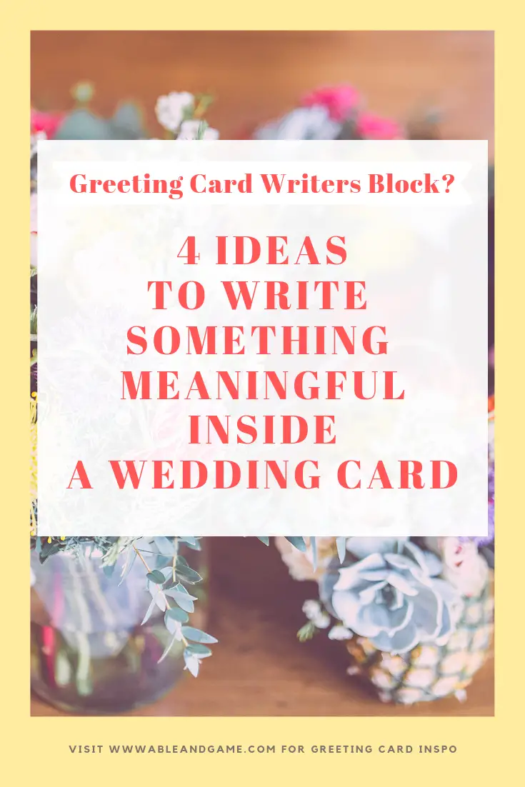 4 ideas to write something meaningful inside a wedding ...