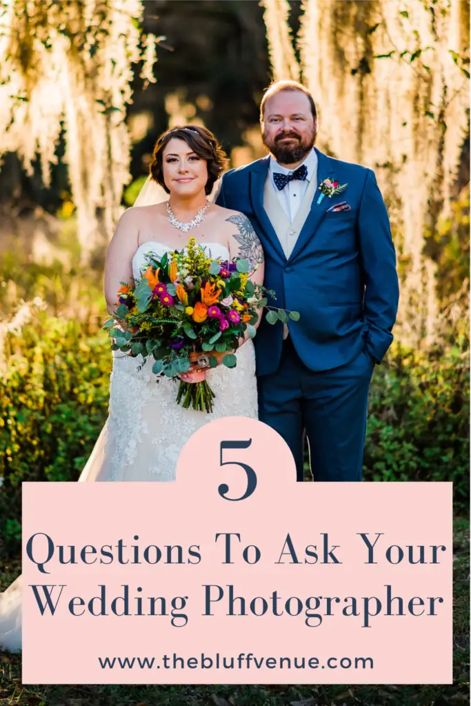 5 Important Questions To Ask Your Wedding Photographer