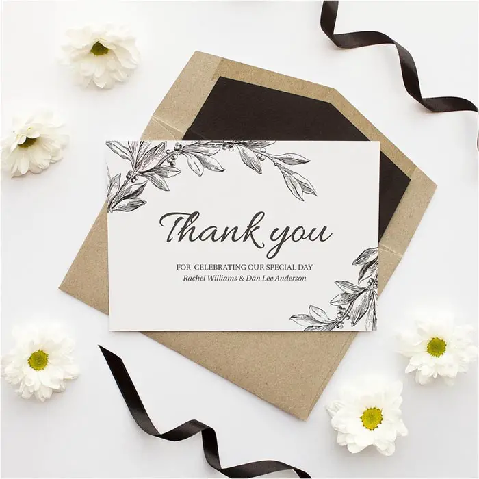 5 Tips for Writing your Wedding Thank You Cards