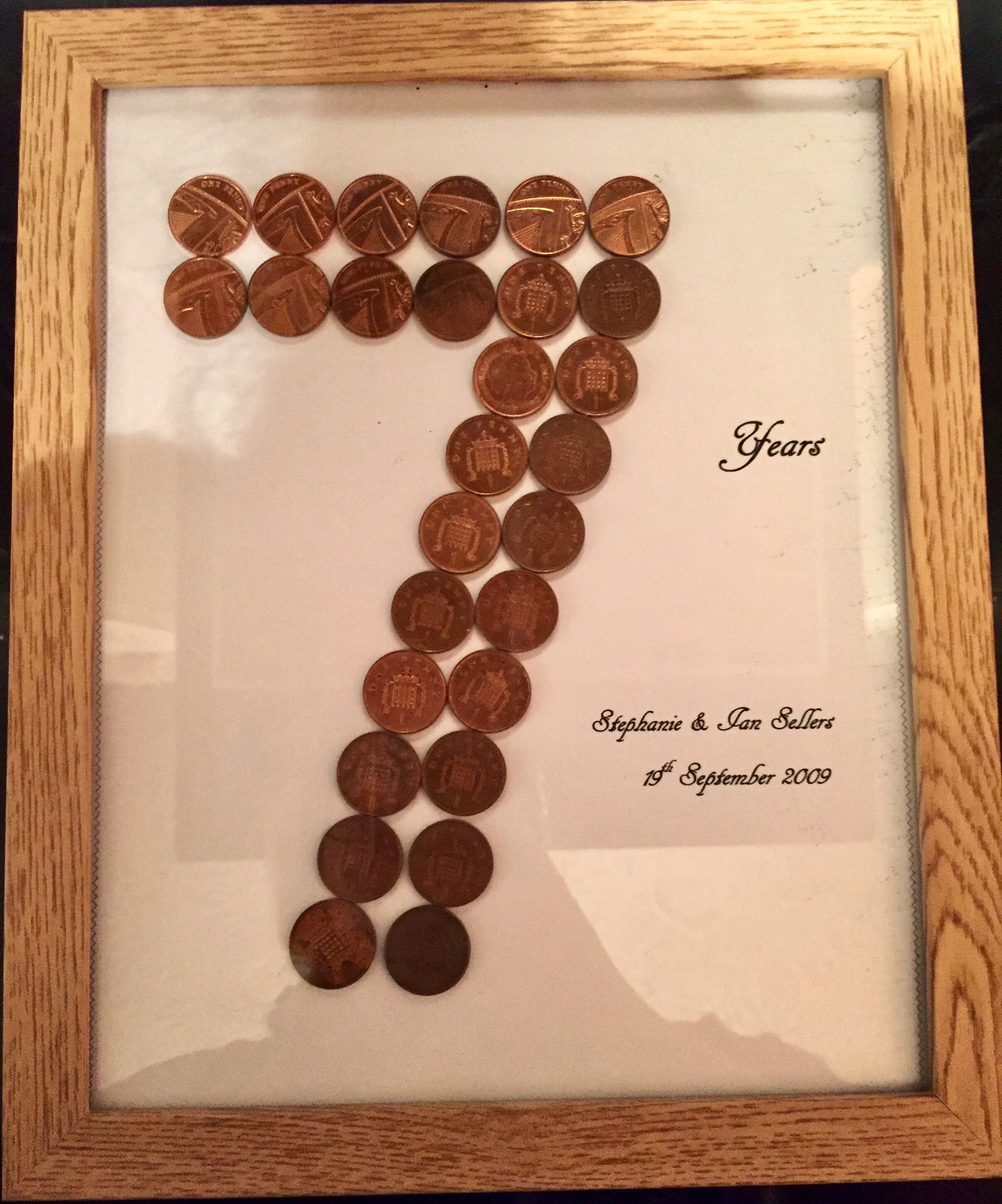 7th wedding anniversary (copper) gift
