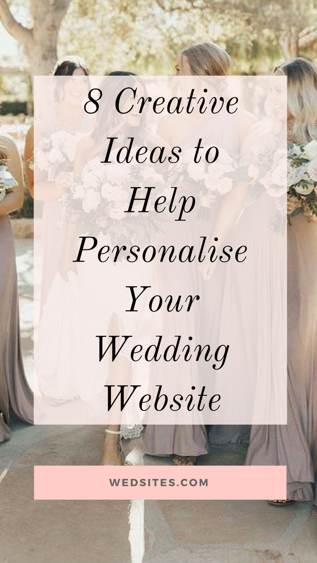 8 Creative Ways to Personalise Your Wedding Website ...