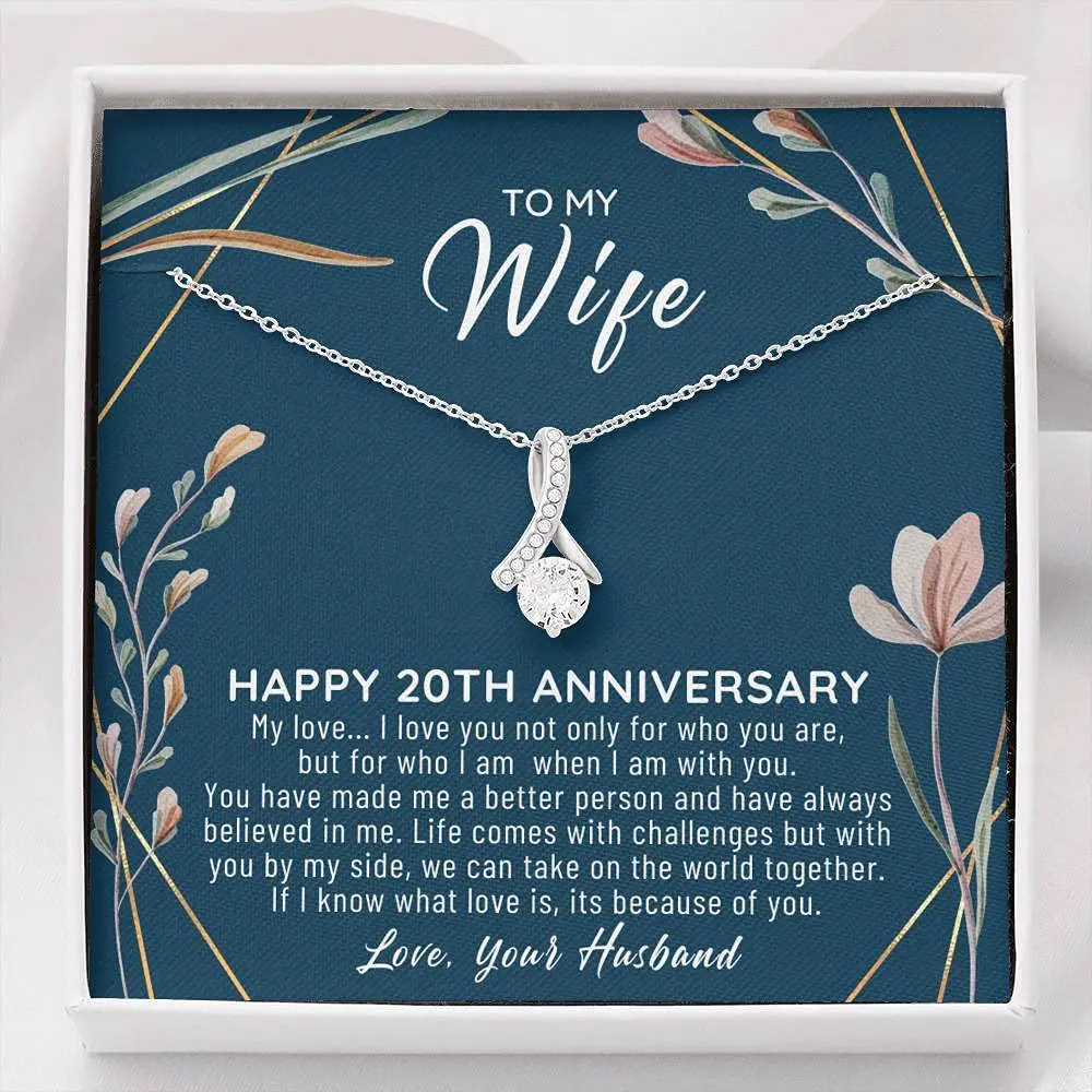 Amazon.com: 20th Anniversary Ideas Gift For Wife With Personalized 20 ...