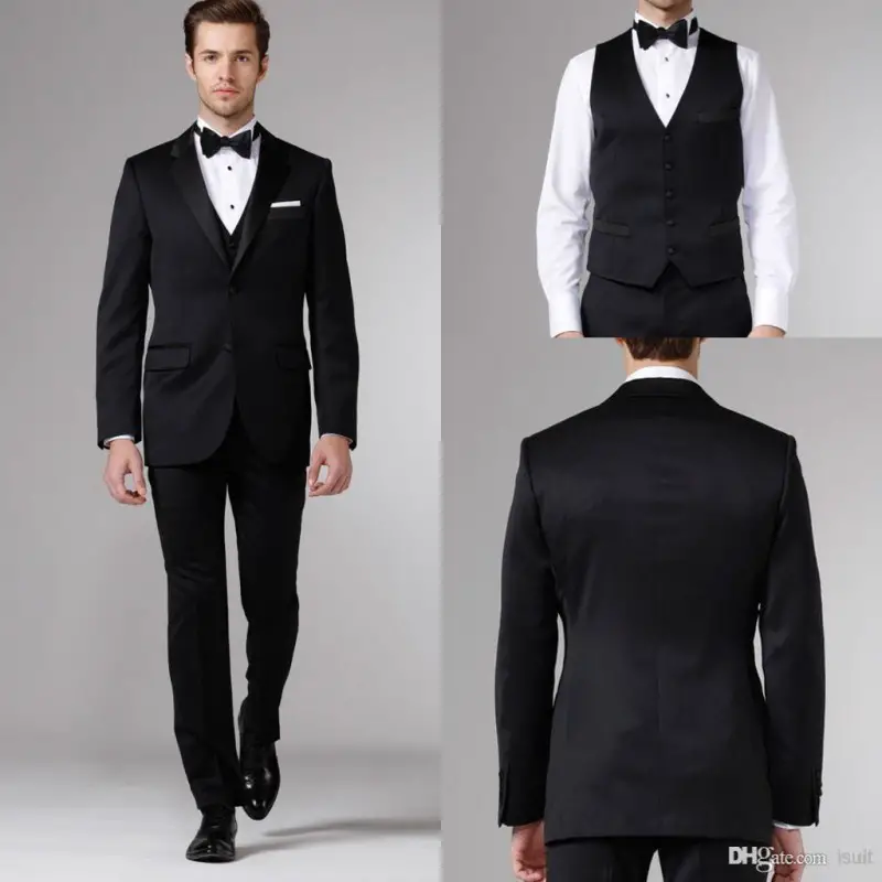 Black And White Mens Wedding Suits