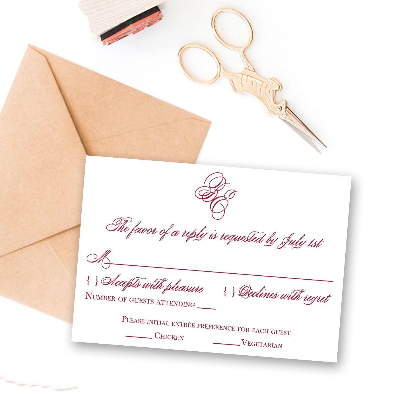Blush Paperie: Wedding RSVP Card Wording