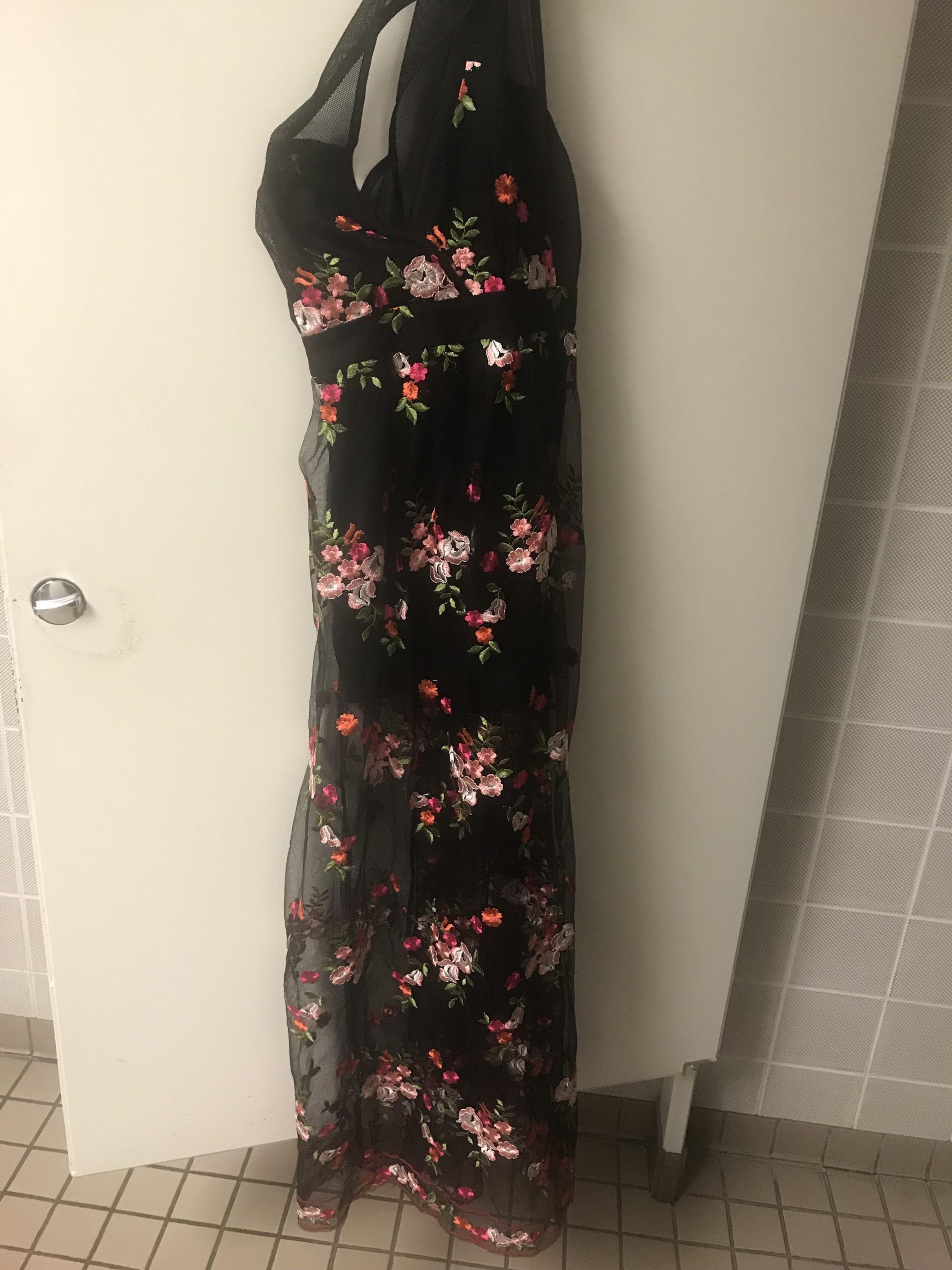 Can I wear a black dress (with pink flowers all over it ...