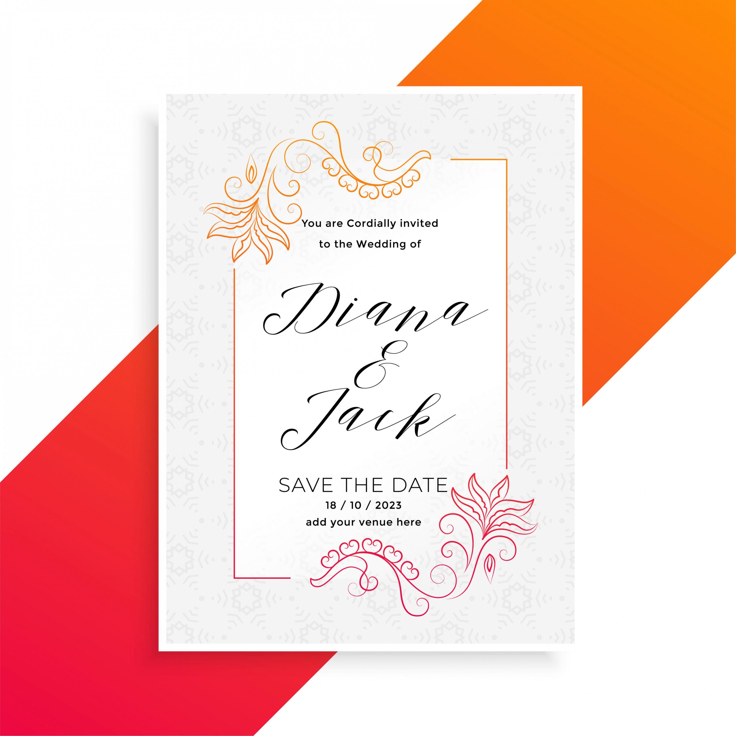 Card Designs Wedding Invitation