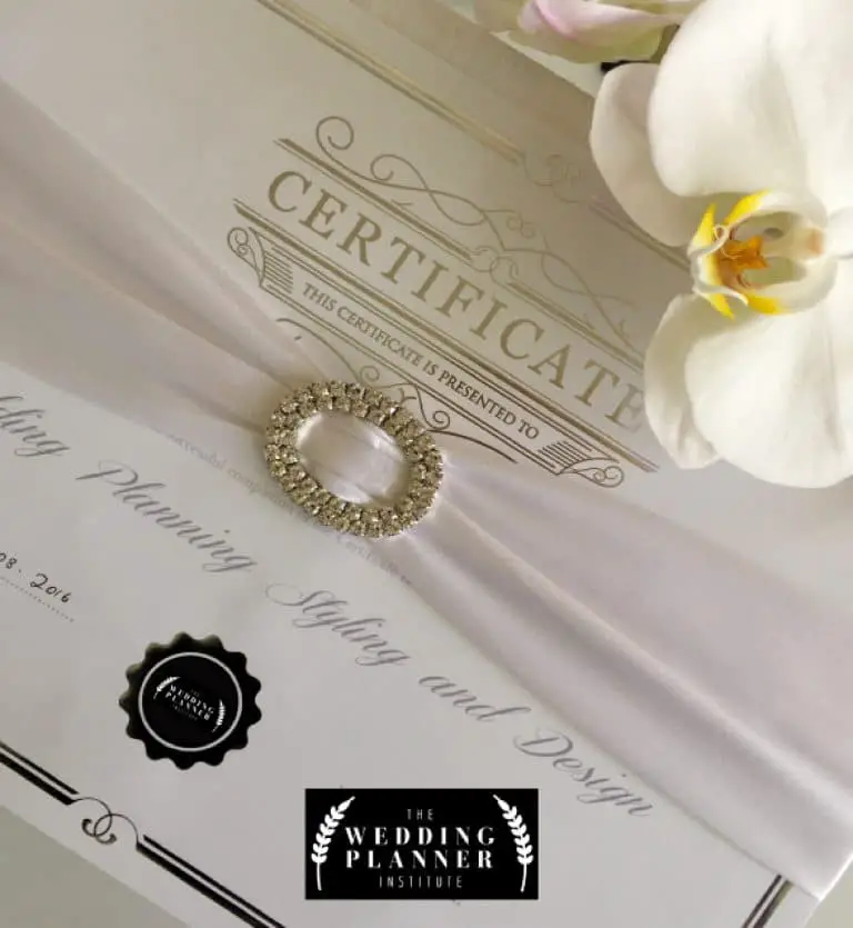 Certificate in Professional Wedding Planning