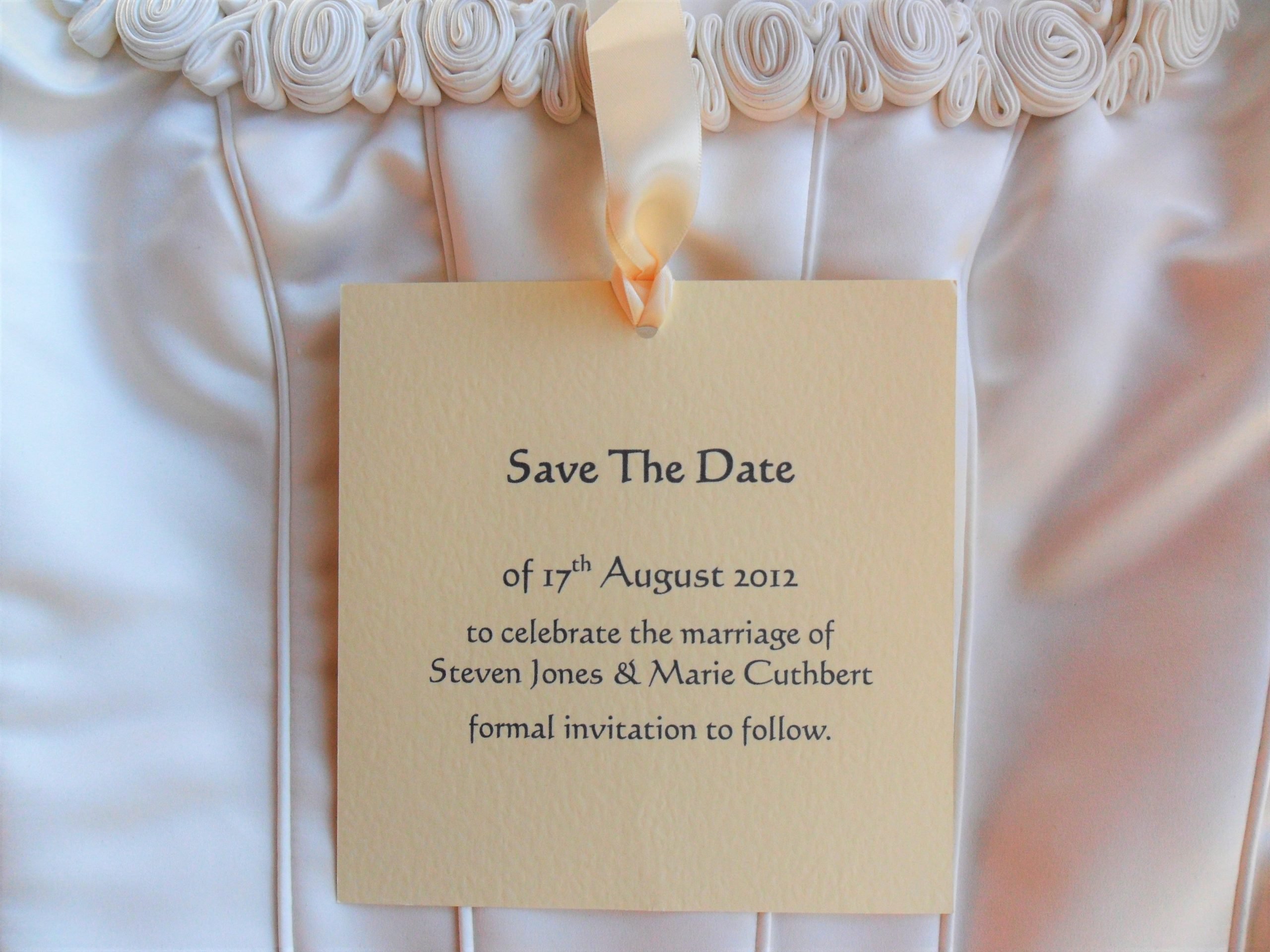Chantilly Save The Date Cards £1