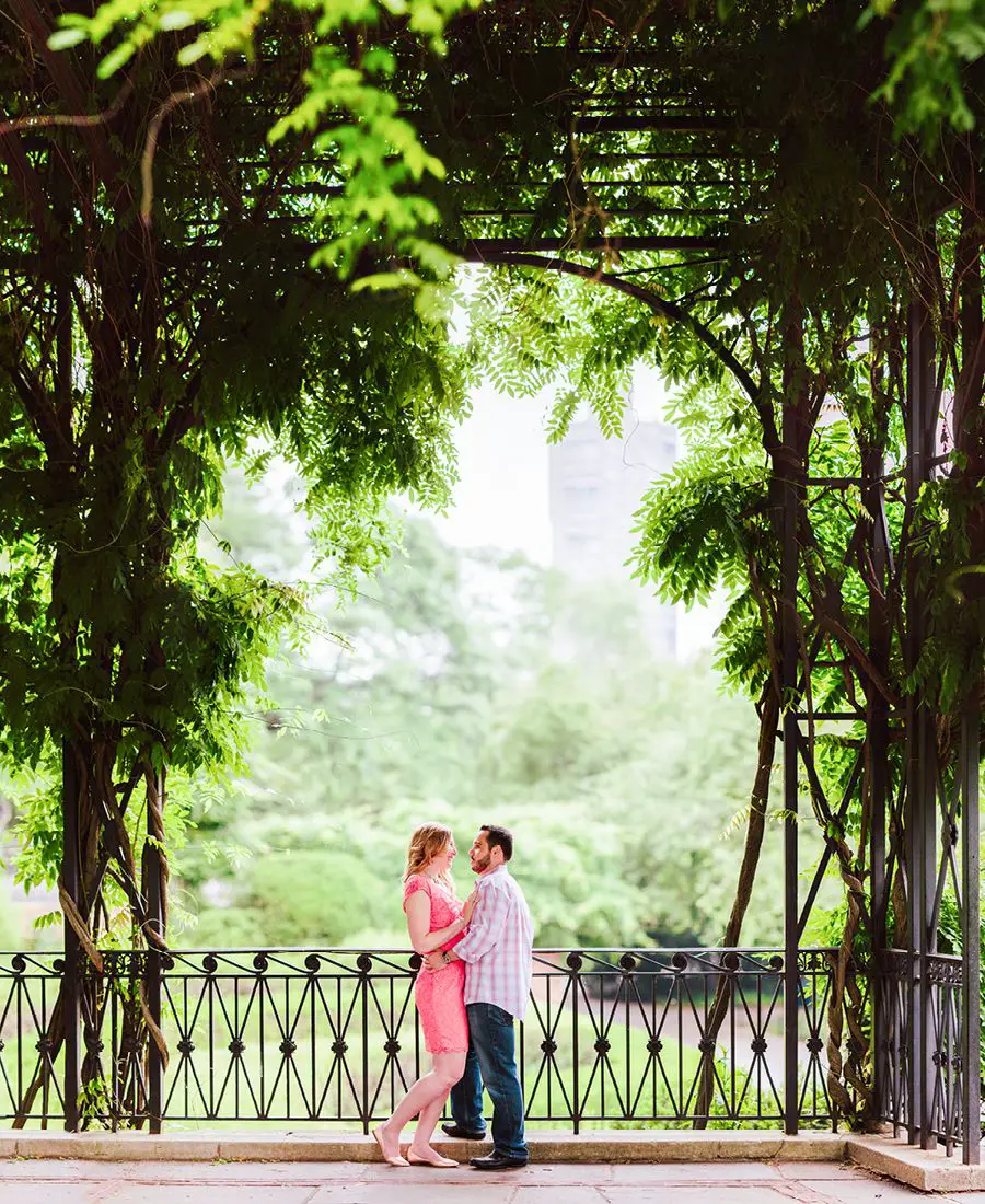 Conservatory Garden Engagement Session