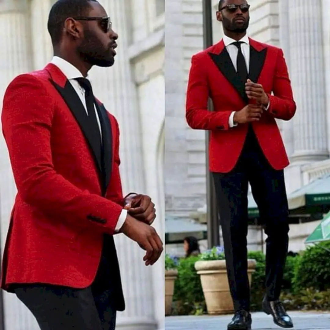 Cool 25+ Marvelous Red Black and White Wedding Tuxedo Ideas https ...