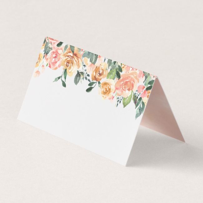 Create your own Folded Place Card