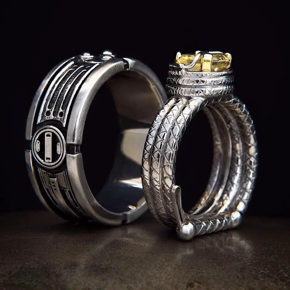 Custom Star Wars Wedding Ring Inspiration. May the 4th be with you ...