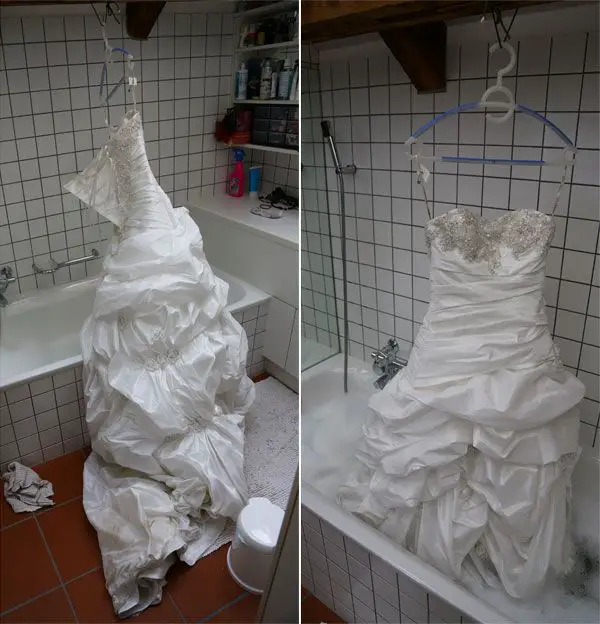 DIY: How to Clean Your Wedding Dress
