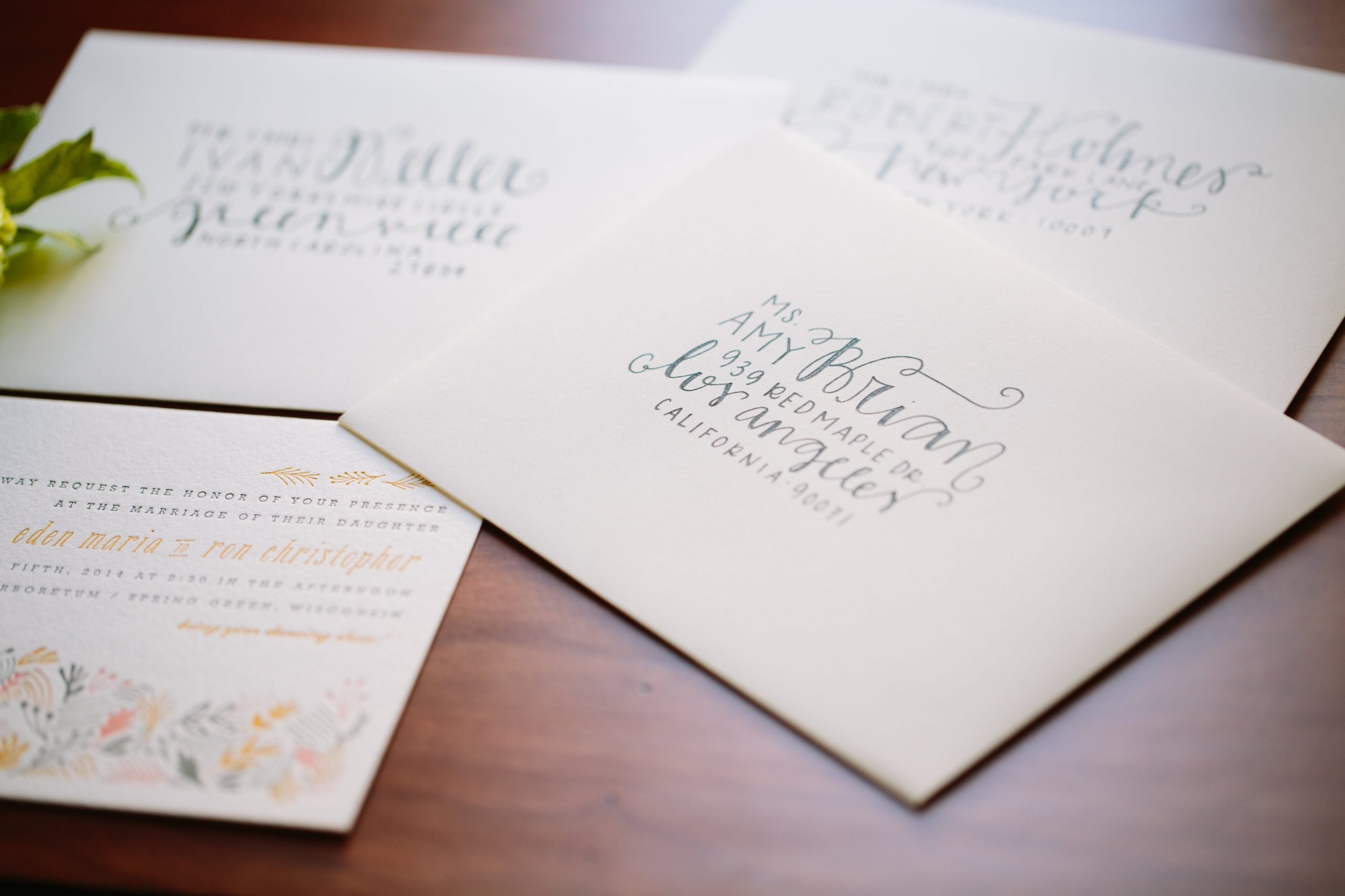 DIY Wedding Envelope Addressing Tips