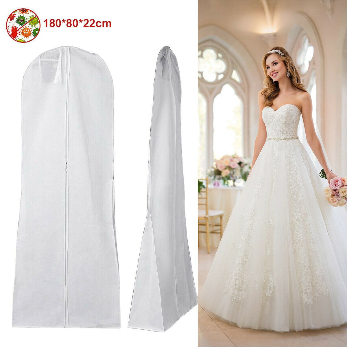 Dustproof Wedding Dress Storage Clothes Bag Cover For ...