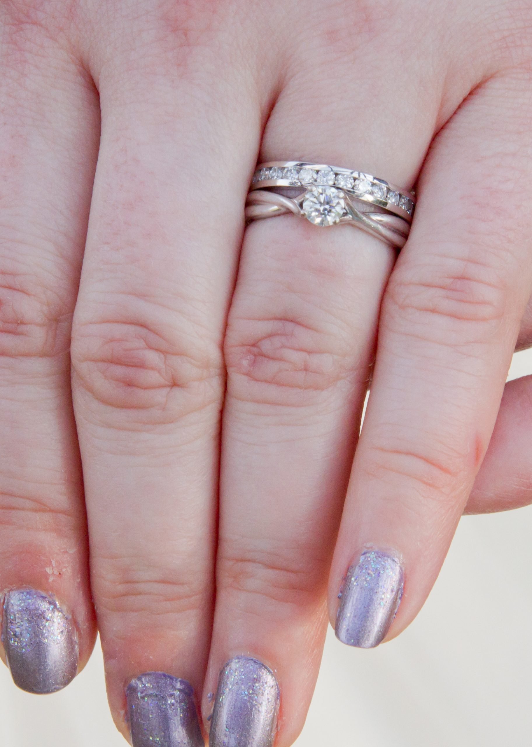 Engagement Ring &  Wedding Band. Which way to wear it + Show me your ...