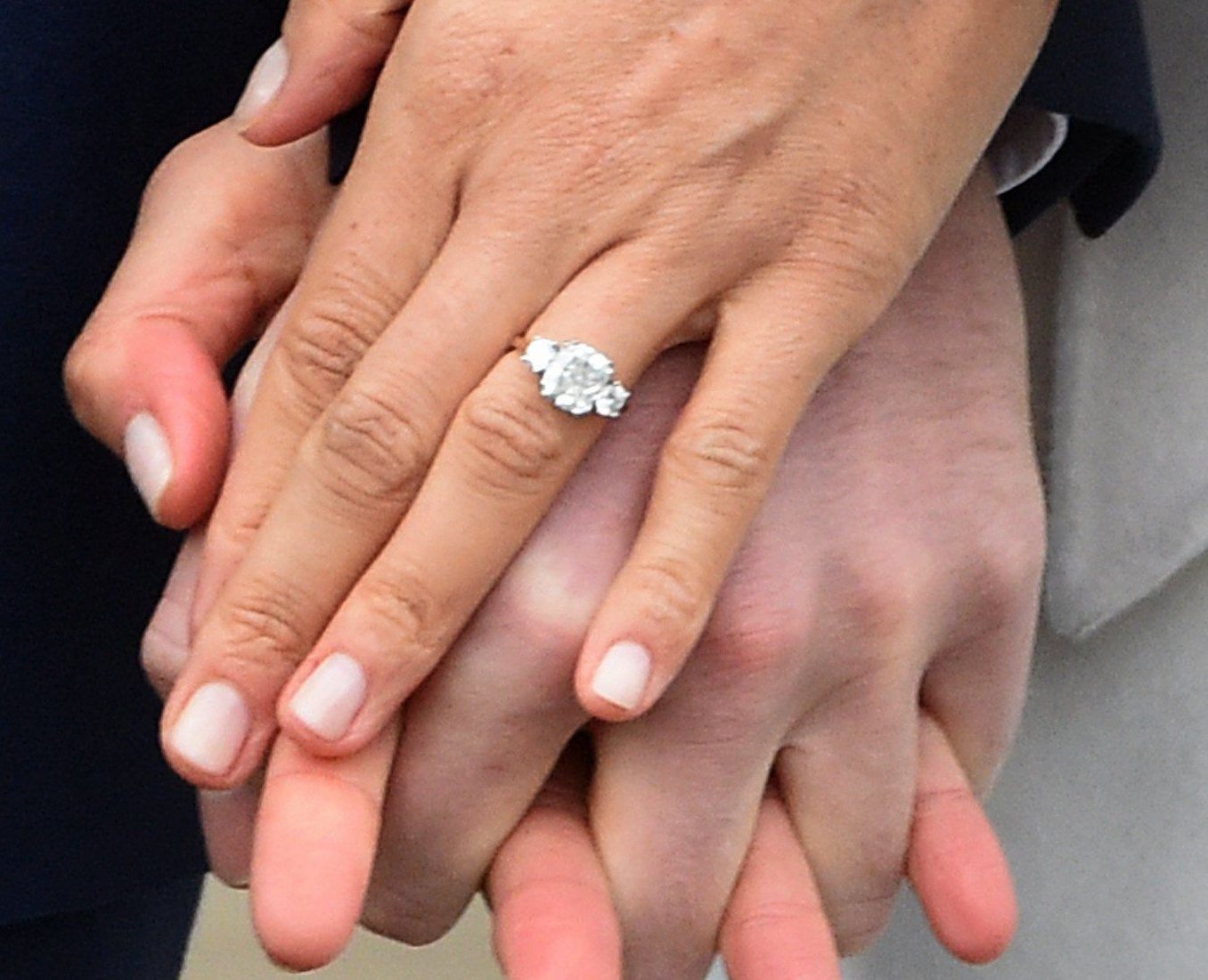 Engagement &  Wedding Sz 10 Meghan Markle Replica Engagement Ring Meghan ...