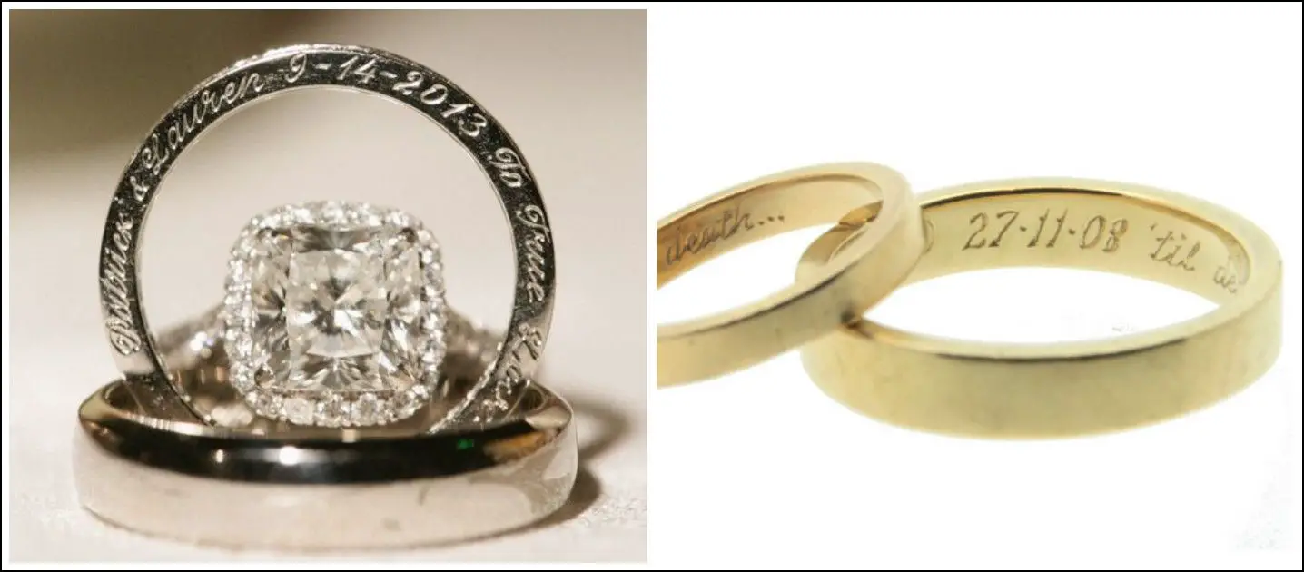 Engraving Ideas for Wedding Rings