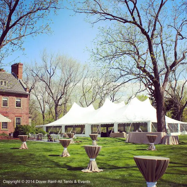 Estate Wedding. Outdoor Tent Wedding Delaware by Dover Rent All Tents ...
