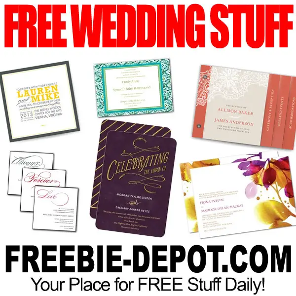 Free Wedding Stuff By Mail