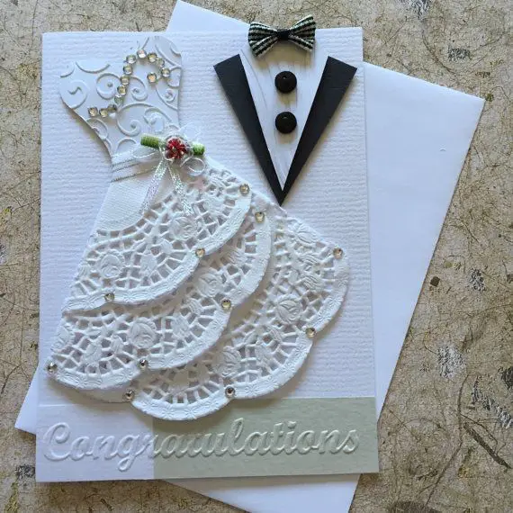 Handmade Wedding card