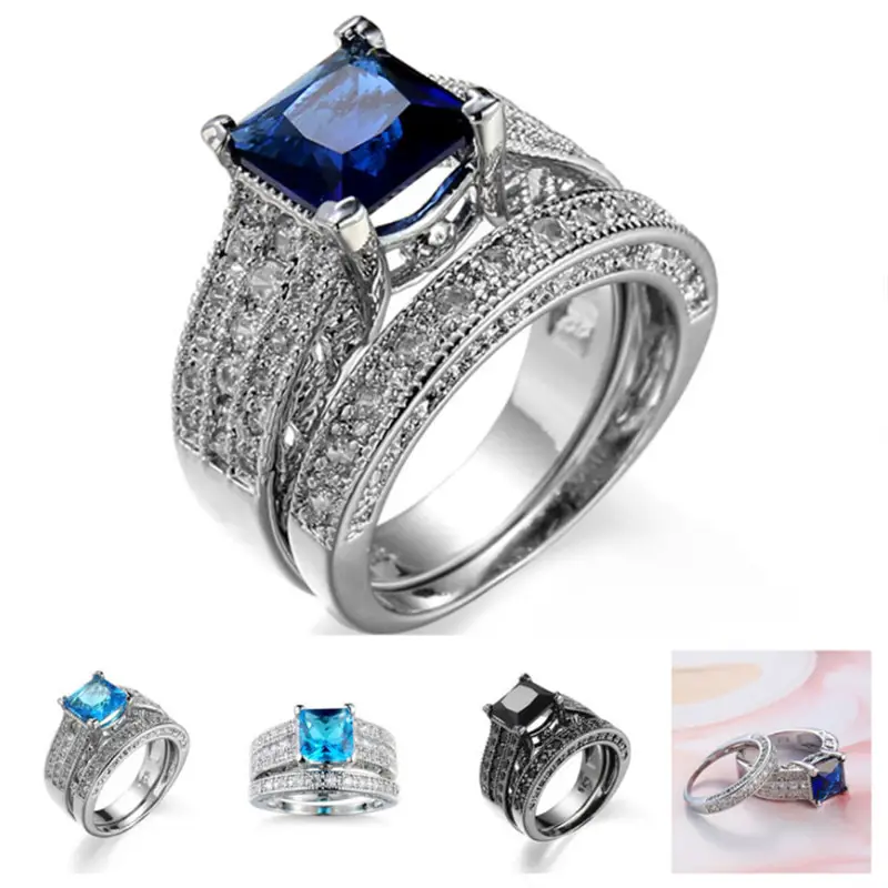 high quality Engagement Rings Cubic Zirconia Rings Luxurious 6 Jewelry ...