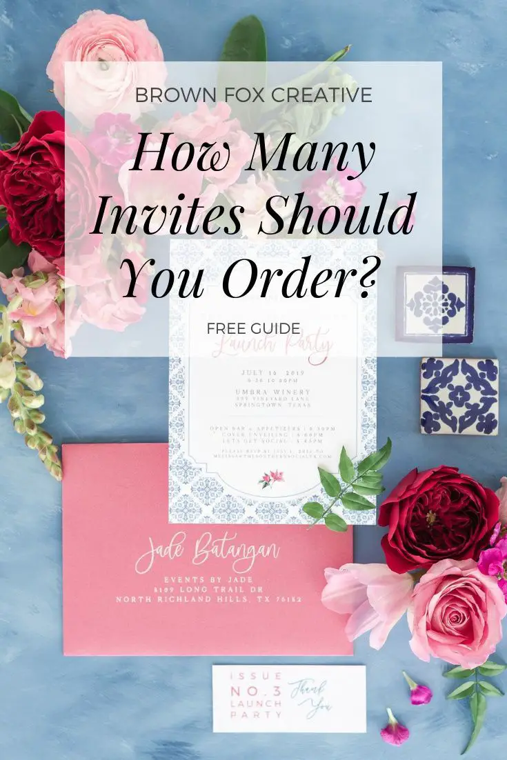 How Many Invites Should You Order For Your Wedding ...