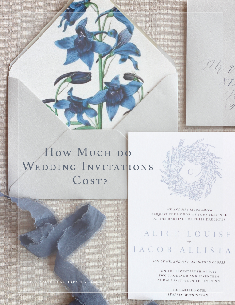 How Much Do Wedding Invitations Cost?  Kelsey Malie ...