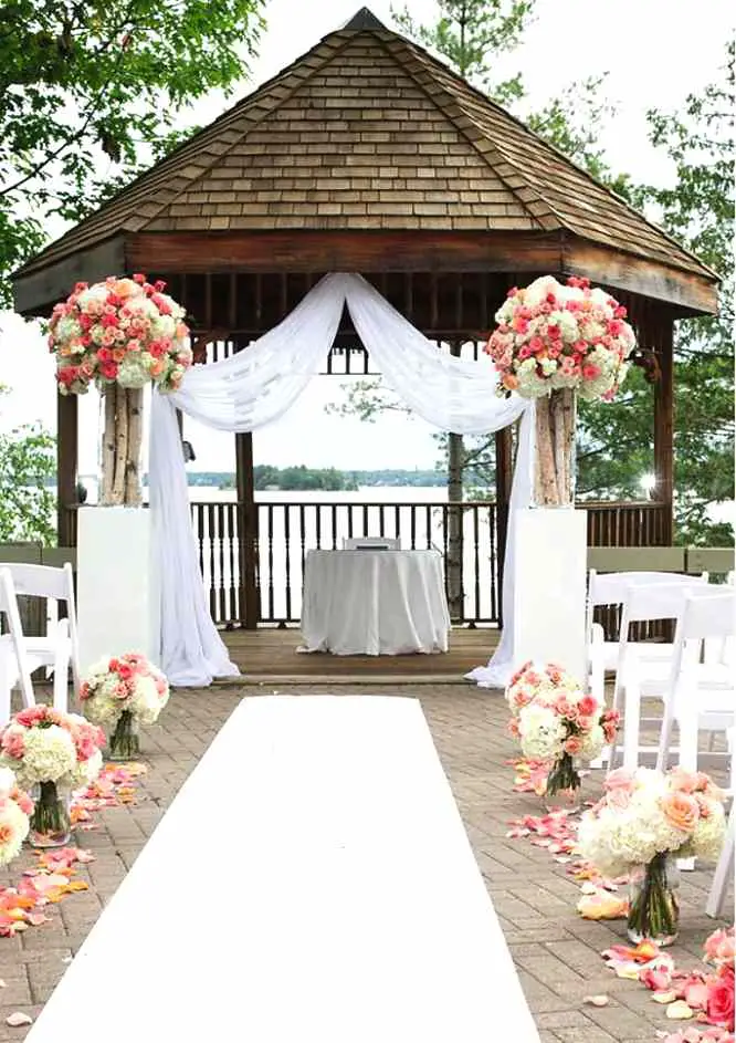 How To Decorate A Gazebo For A Wedding