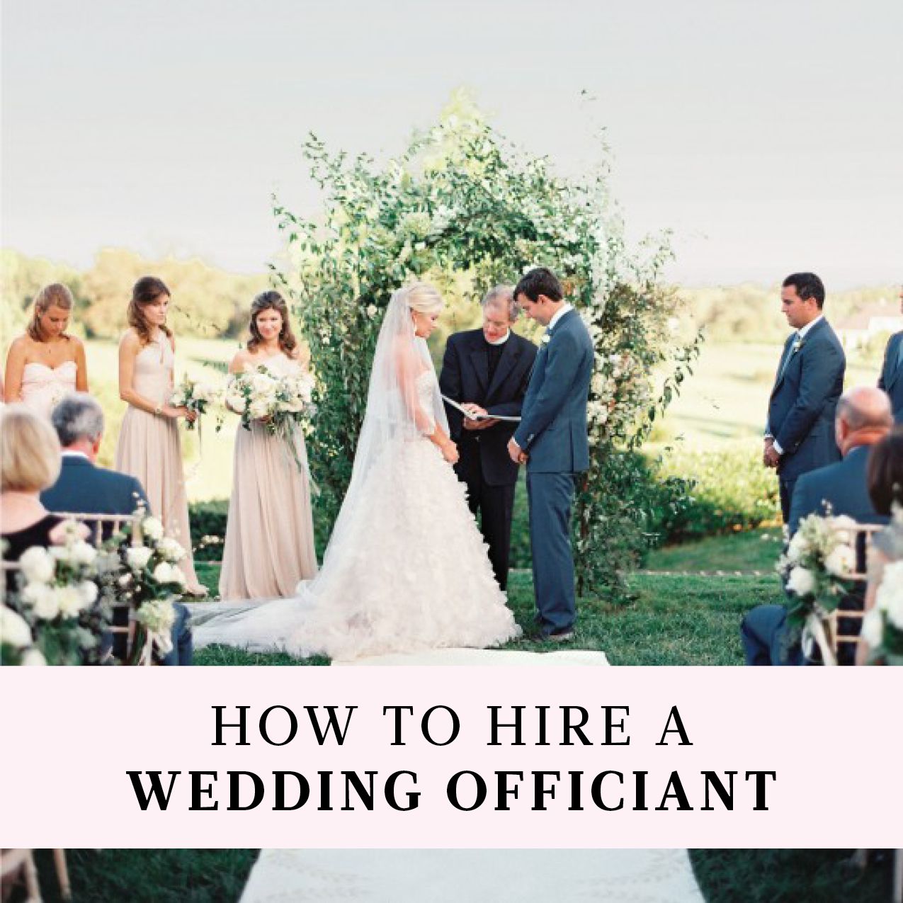 How to Hire a Wedding Officiant