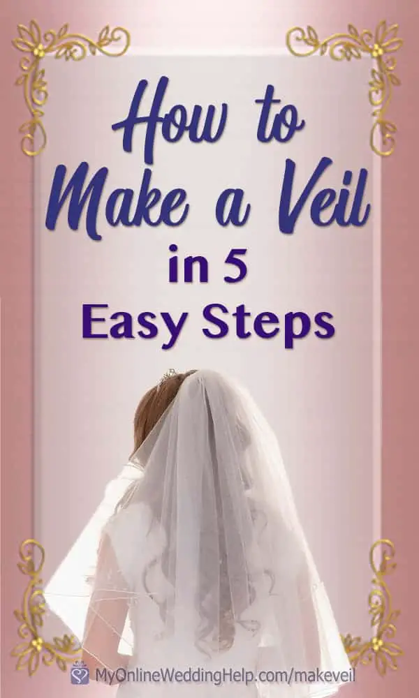 How to Make a Wedding Veil in 5 Easy Steps. DIY bridal ...