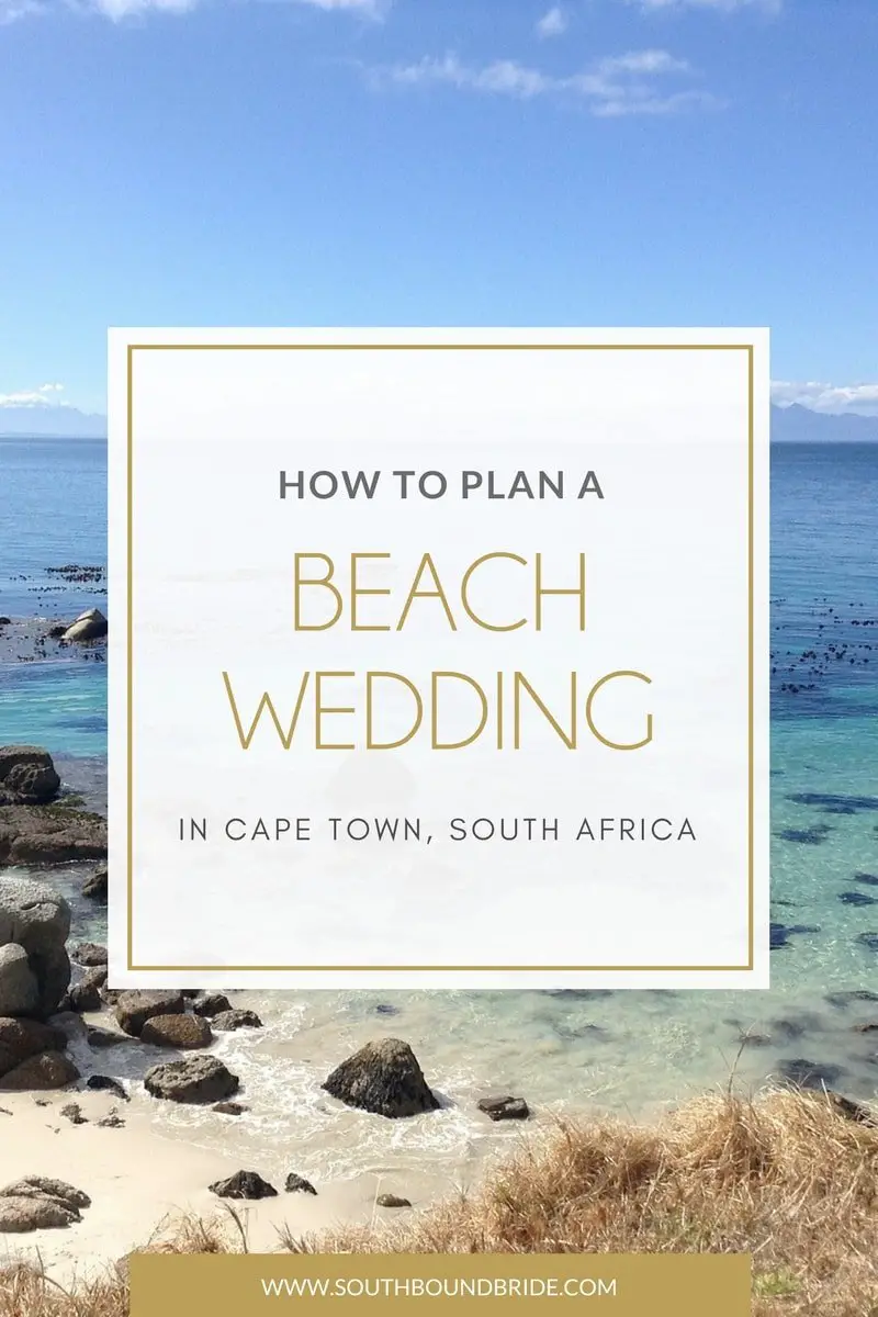 How to Plan a Beach Wedding in Cape Town
