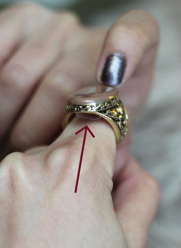 How to resize / make a ring fit smaller using tape