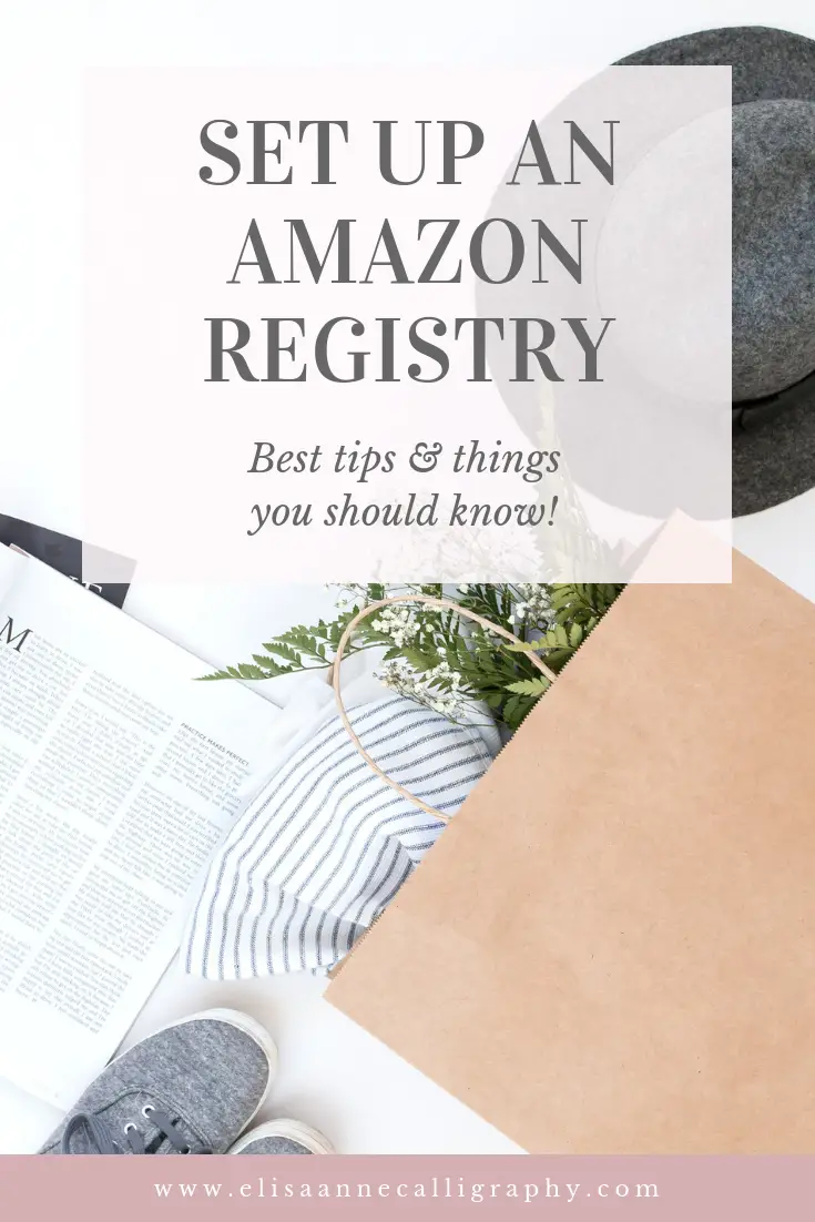 How to Set Up &  Use An Amazon Wedding Registry