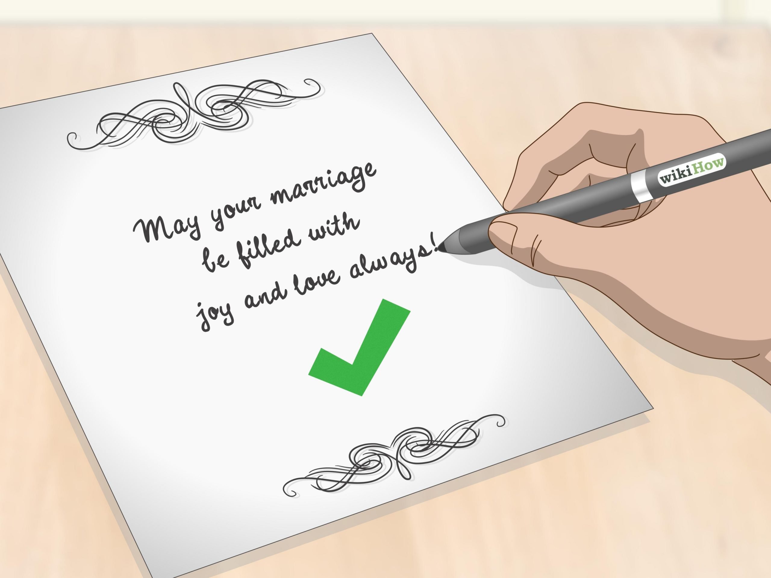 How to Sign a Wedding Card: 12 Steps (with Pictures)