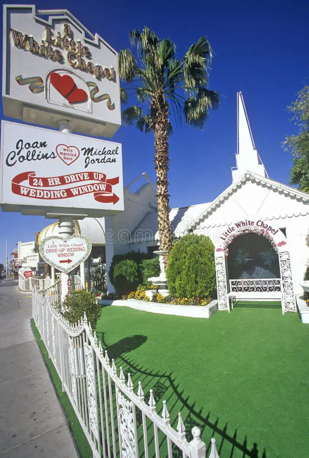 Little White Wedding Chapel Las Vegas Drive Thru