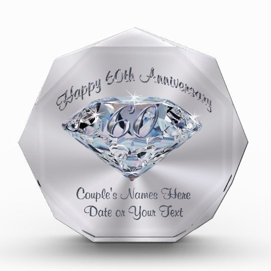 Lovely 60th Wedding Anniversary Gifts PERSONALIZED ...