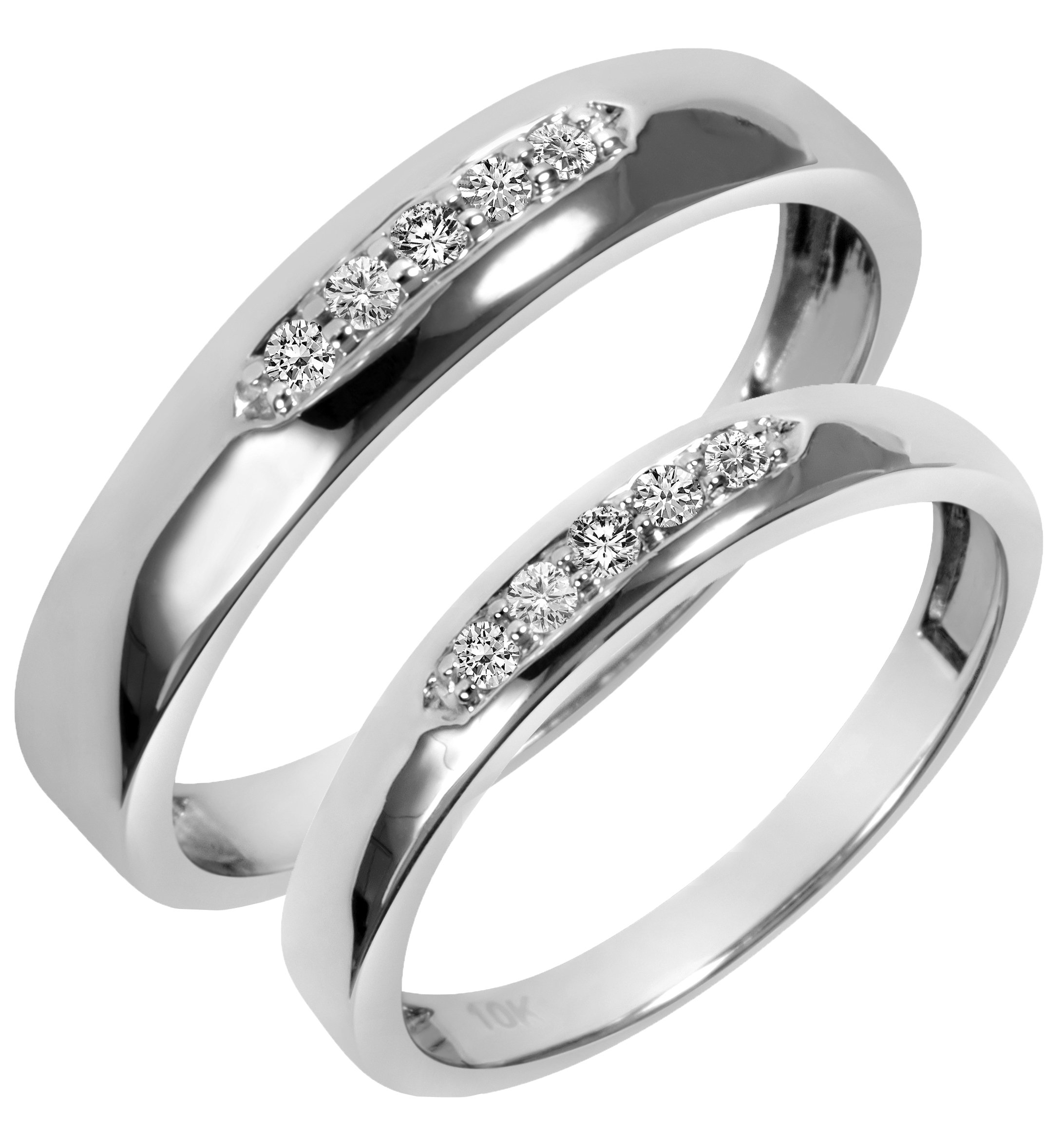 Luxury 35 of Wedding Band Sets His And Hers White Gold