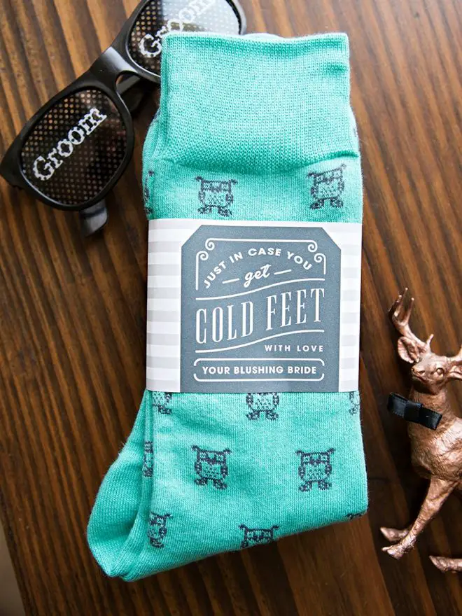 Make This Awesome " In Case You Get Cold Feet"  Sock Gift ...