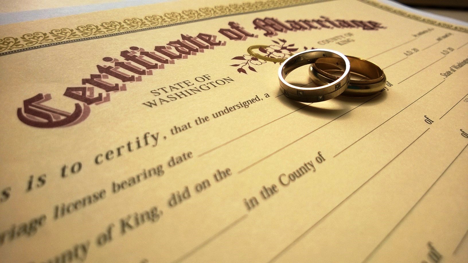 Marriage licensing