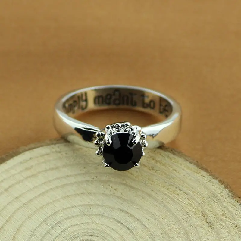 Nightmare Before Christmas Simply Meant To Be Jack Sally Wedding Ring ...