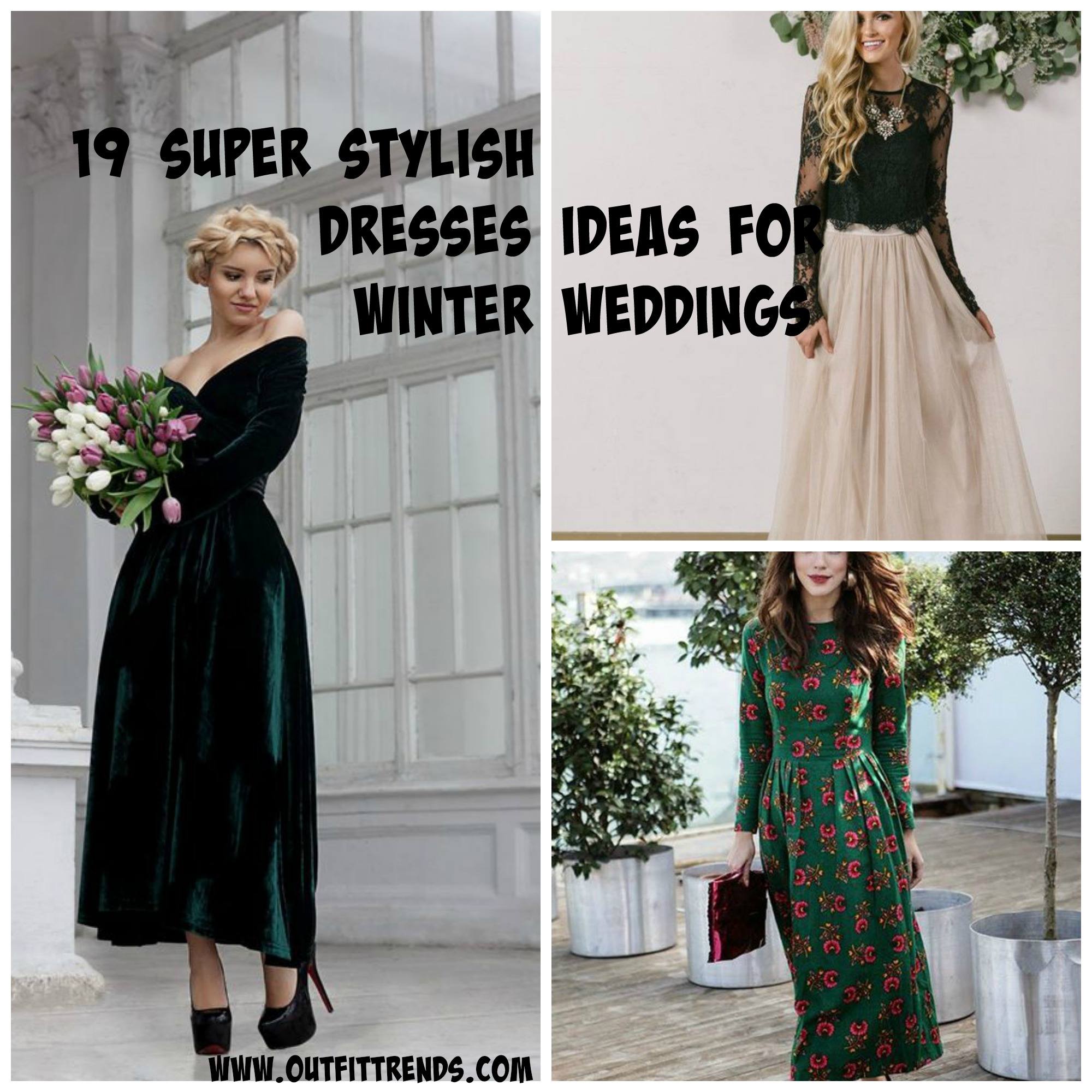 Outfits for Winter Wedding