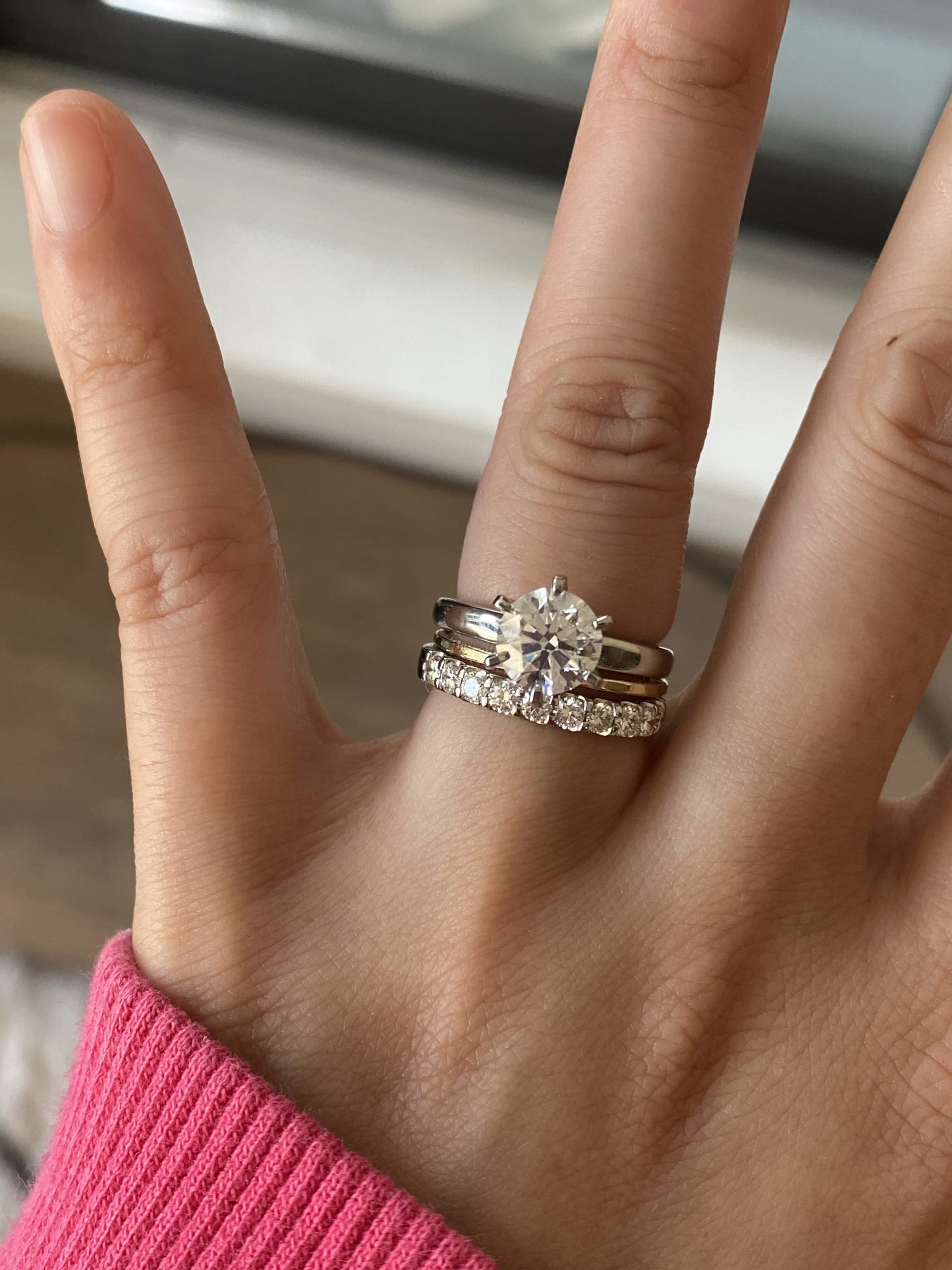 Pave wedding band from Costco  does it match my e